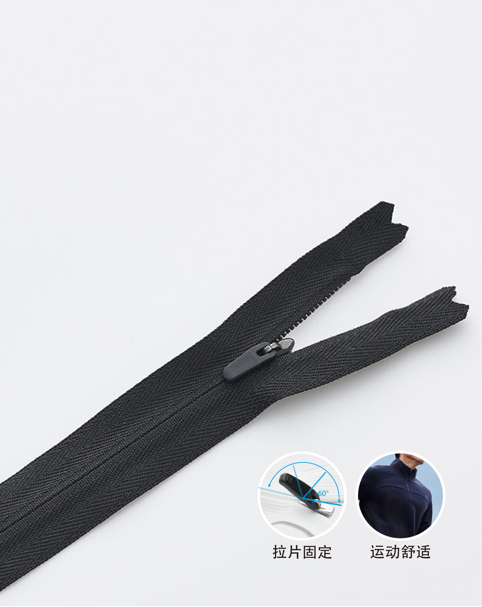 CONCEAL® 专用STAYDOWN拉头